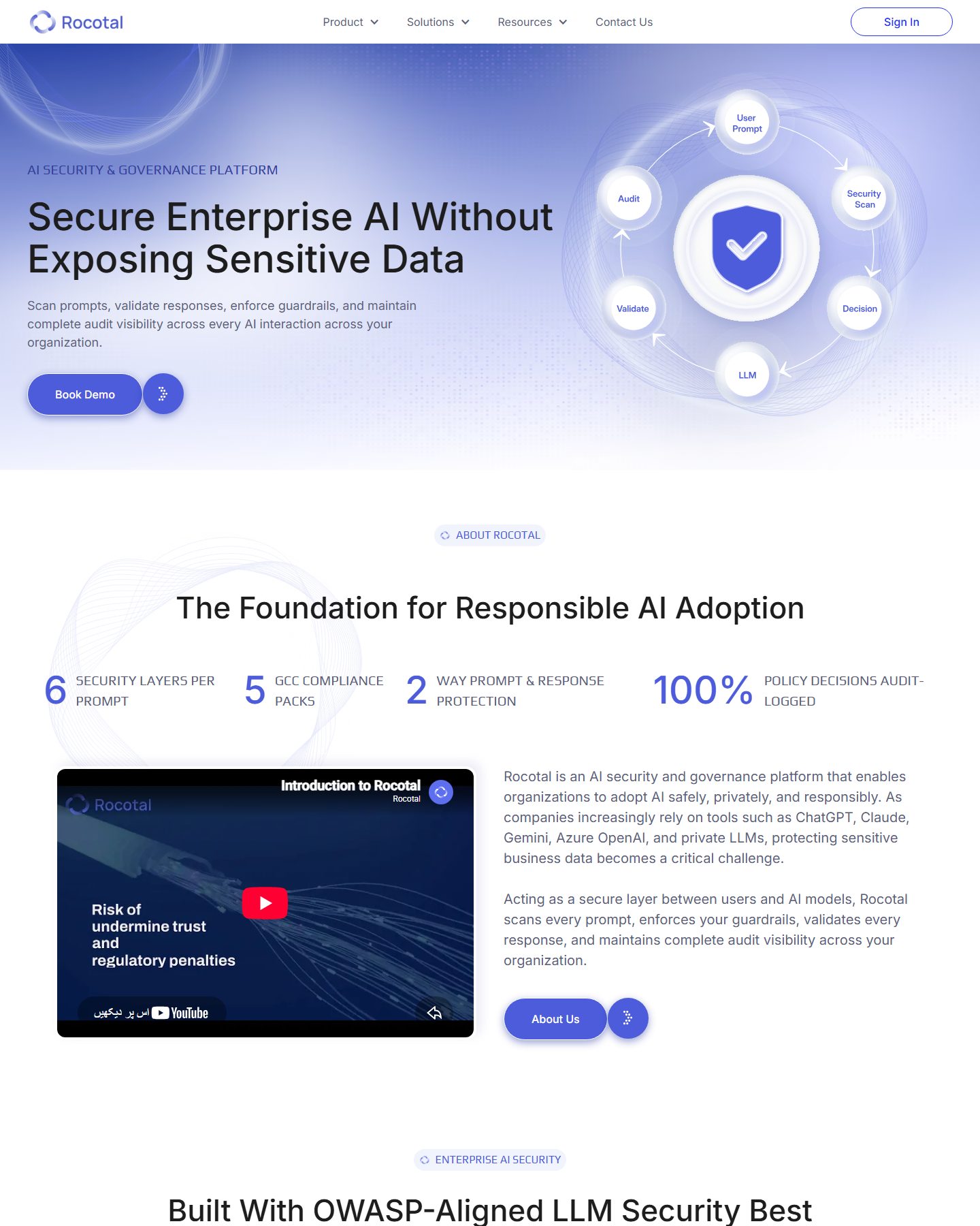 Rocotal — landing page